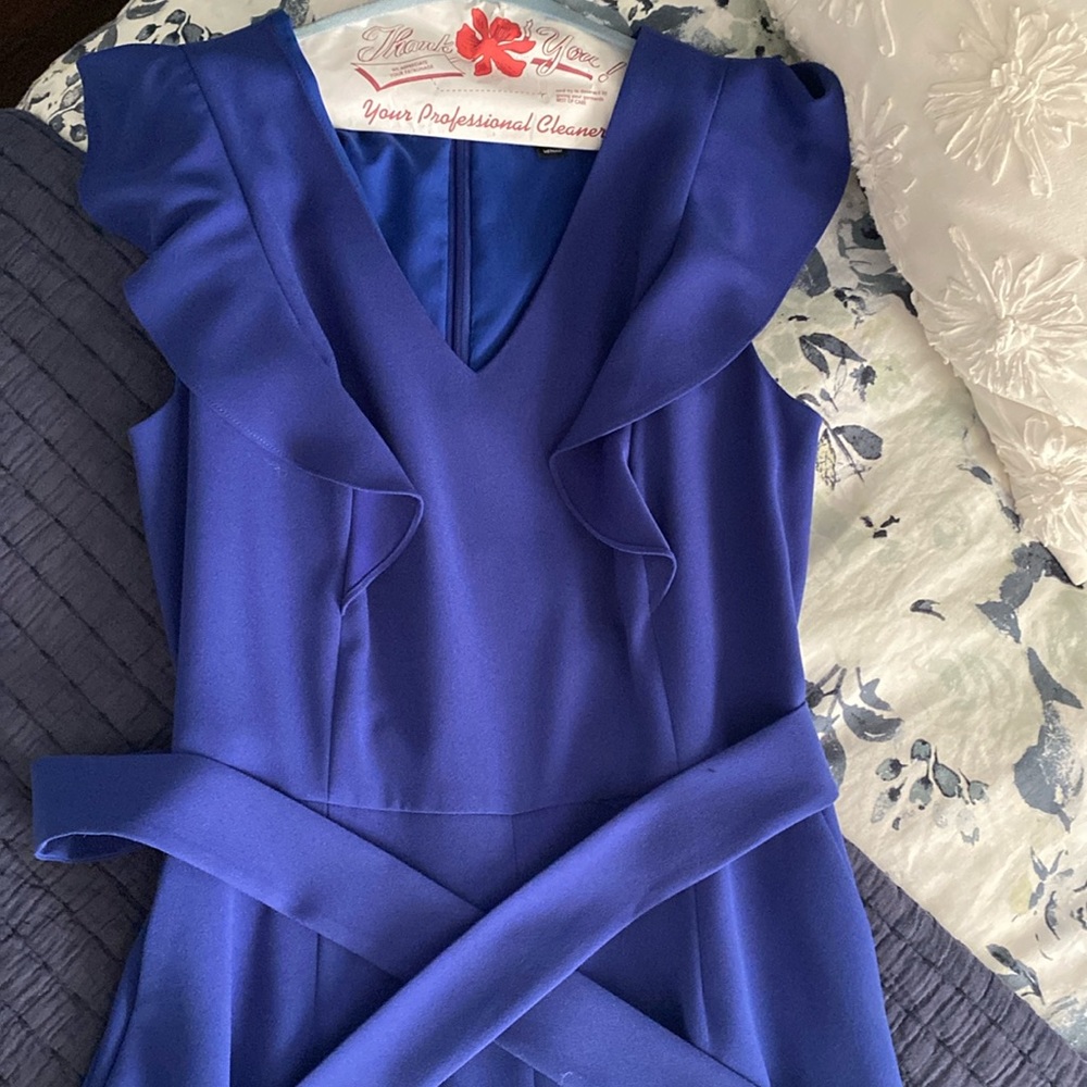 TAHARI Royal Blue Jumpsuit - size 10